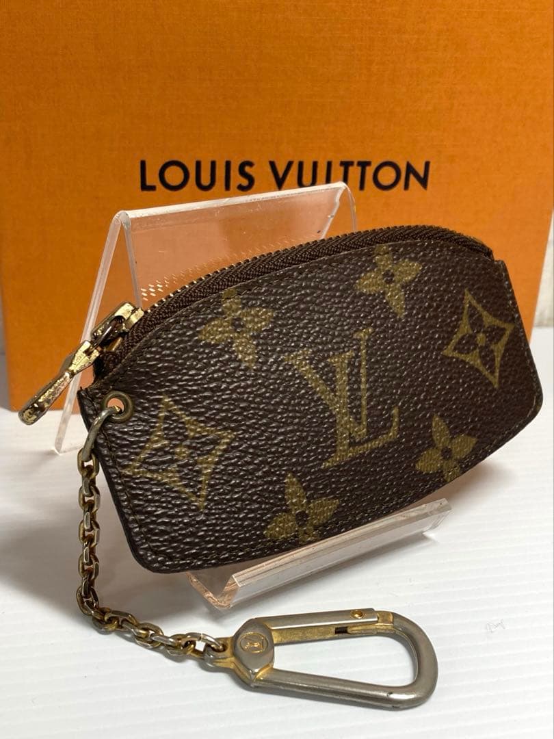 美品　ルイヴィトン　モノグラム　エテュイ　クレピア　ケース　チャーム