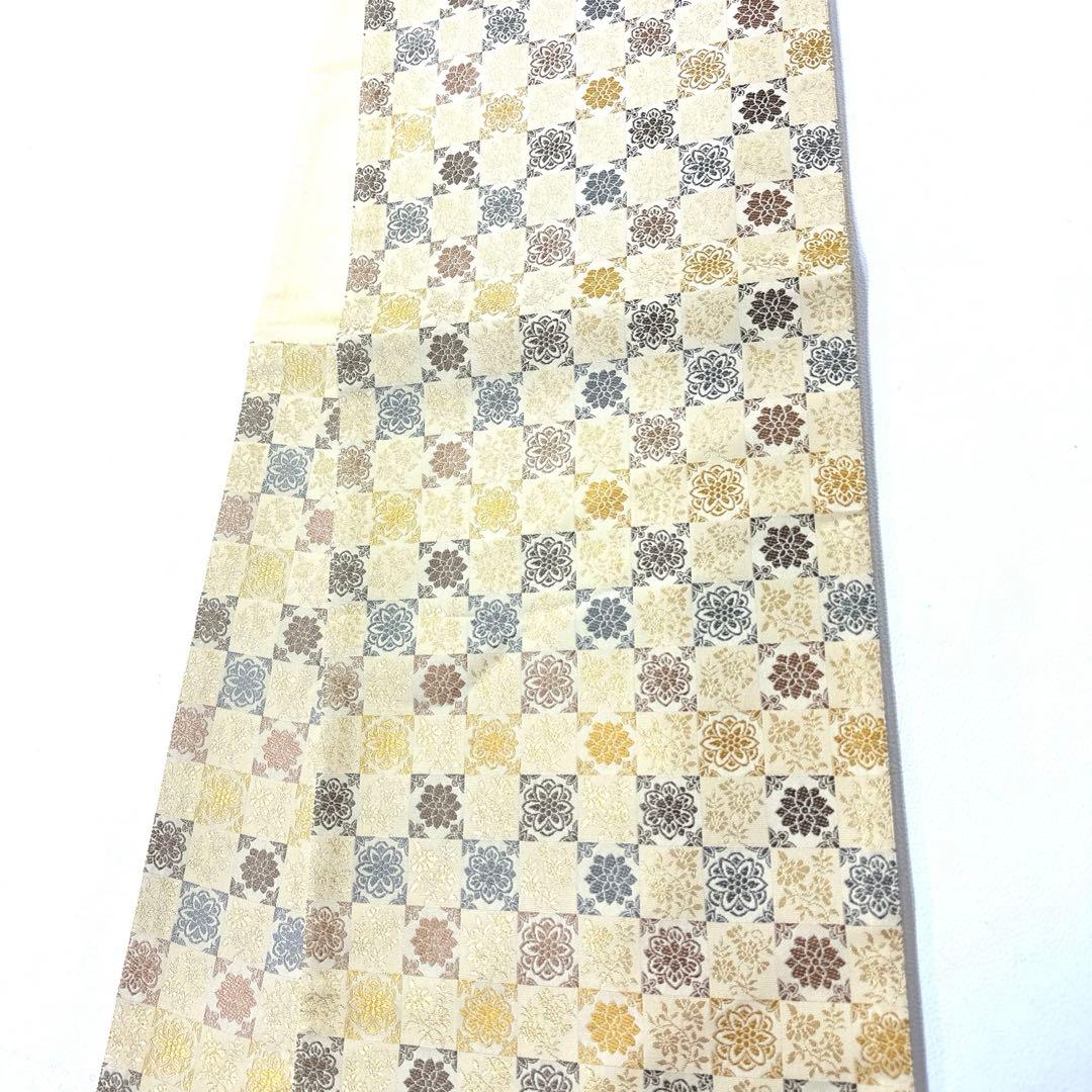 帯5133 ●高級 正絹 六通 袋帯