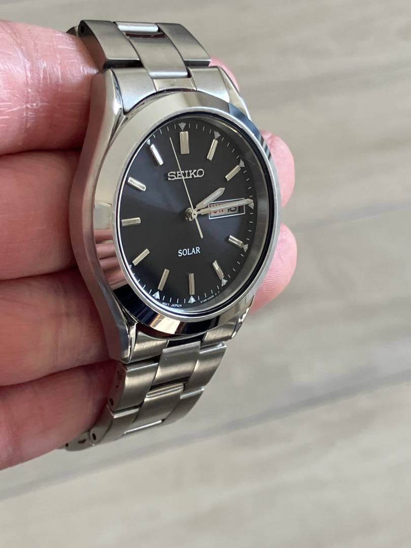 稼働品／SEIKO SOLAR V158 セイコー ソーラー