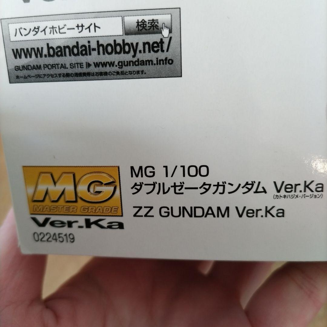 ロボット MG ZZ GUNDAM \"Ver.Ka\" 1/100