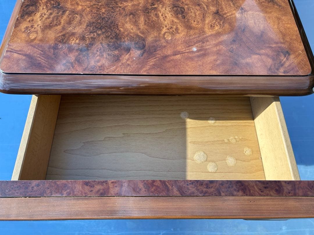 イタリア家具 ローチェスト 3段引き出し アンティーク風