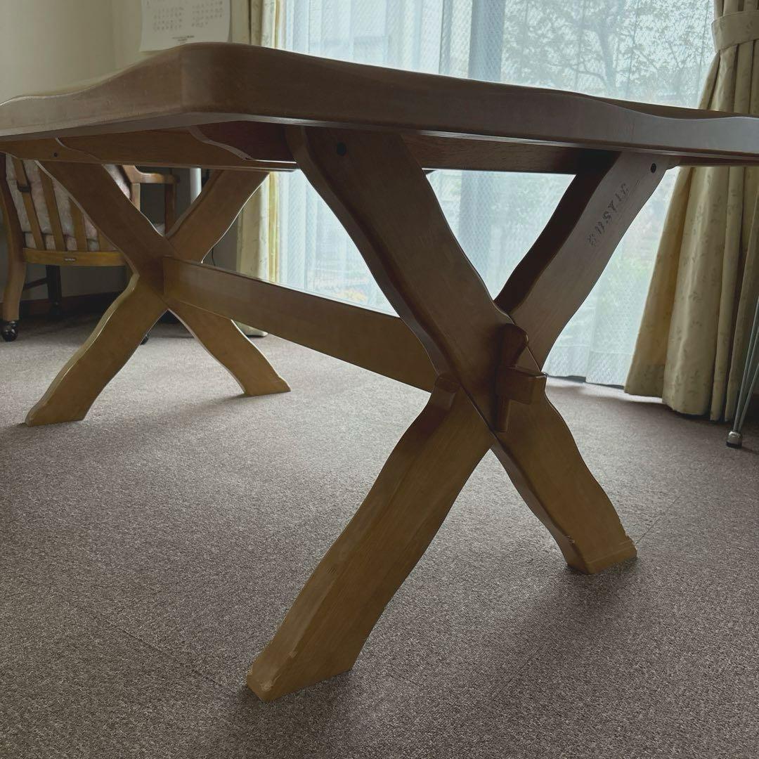 カリモク家具　Karimoku RUSTIC ダイニングテーブル　大きめ