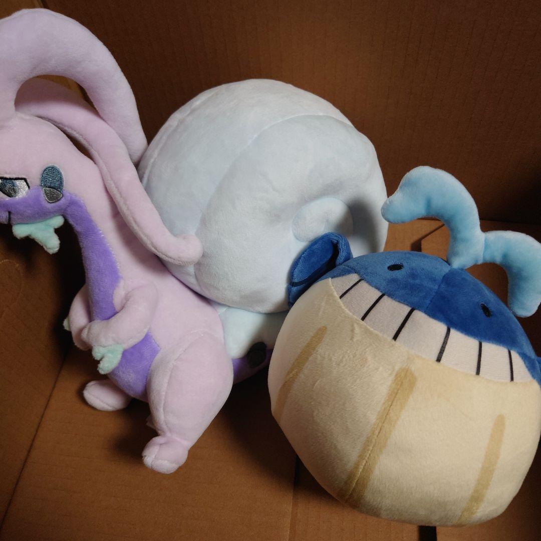 ポケモンセンター　ぬいぐるみ　まとめて　ディアルガ　グラードン　グソクムシャ