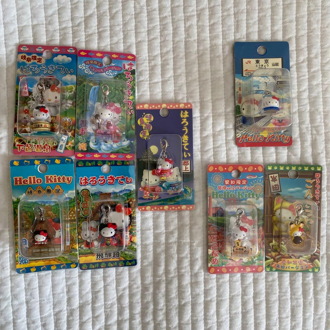 【バラ売り不可】ご当地キティ　チャーム　根付け　58個まとめ売り