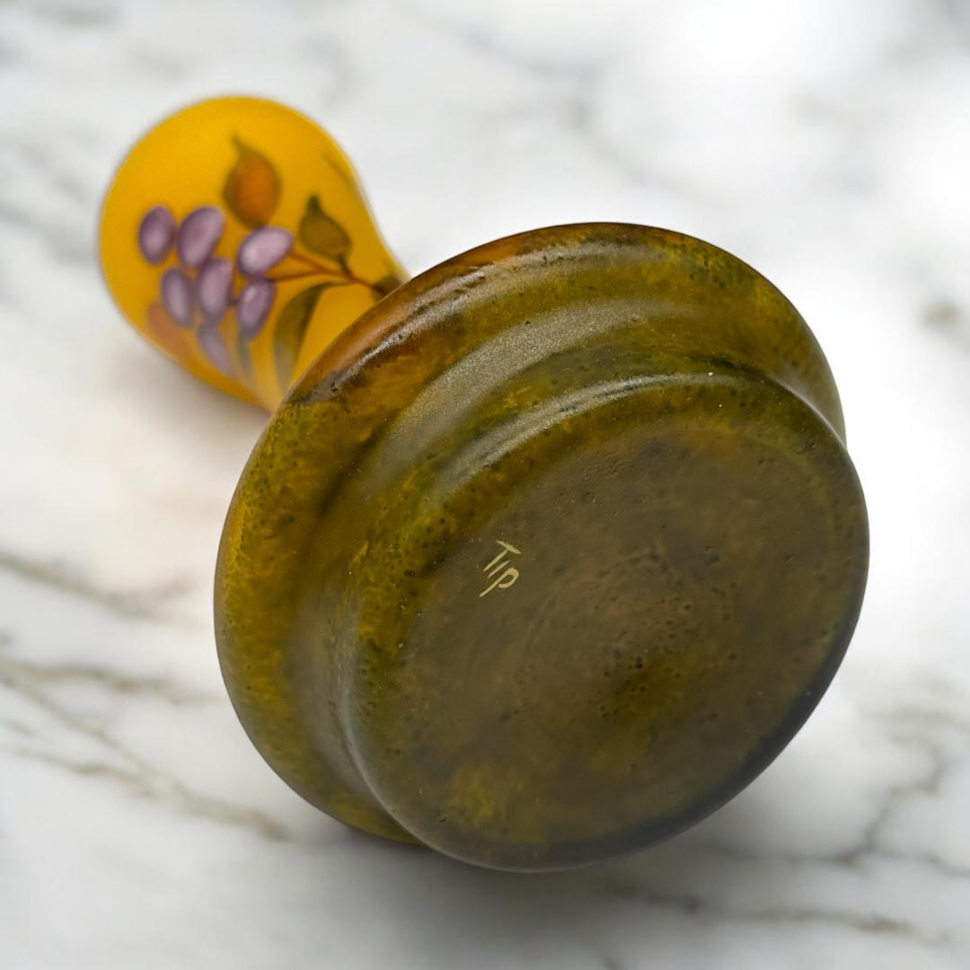 うらさん専用2本セット【証明書付】　ドームナンシー 花瓶 エナメル彩アンティーク