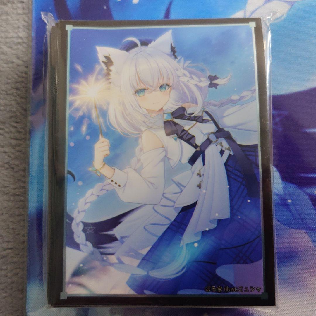 α1 ホロライブ ブライト衣装&花火&ススキ 白上フブキ スリーブ&プレイマット