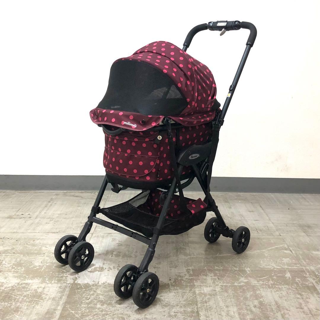 Compet ペットカート　ミリミリ　mili mili ルビードット