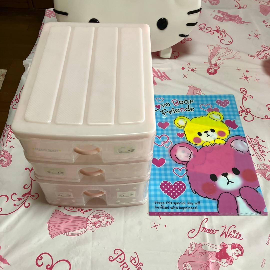 サンリオ　ハローキティ　バスケット他セット〜OSH