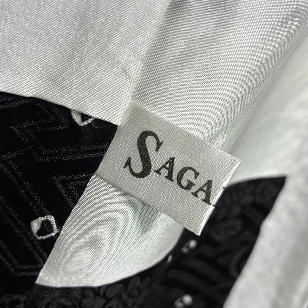 D83訪問着 藤娘きぬたや 総絞り 花刺繍 正絹着物 袷 しつけ糸付未使用極美品