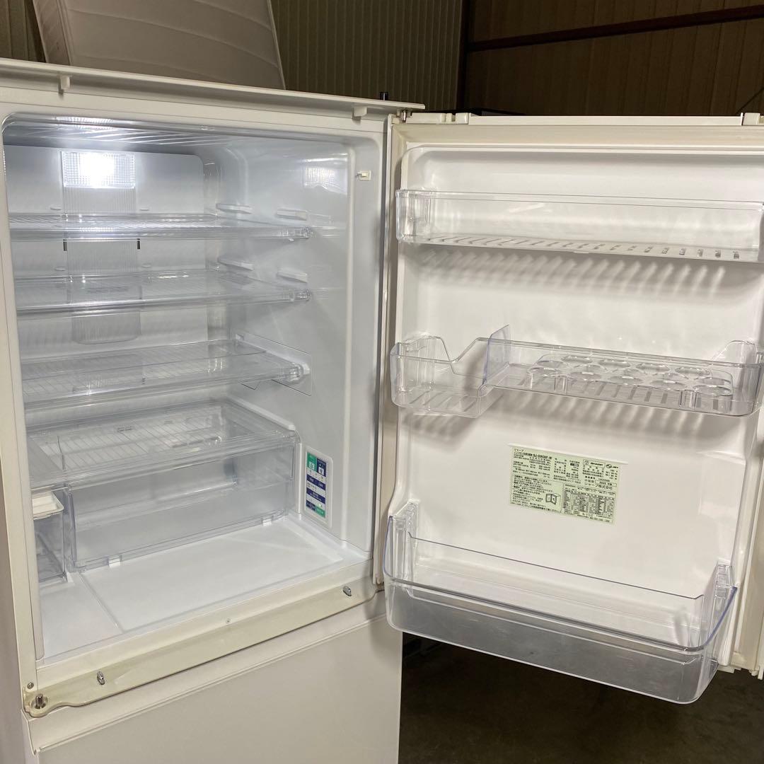 ごるごるふ様【美品】SHARP ノンフロン冷凍冷蔵庫 SJ-GW35F-W