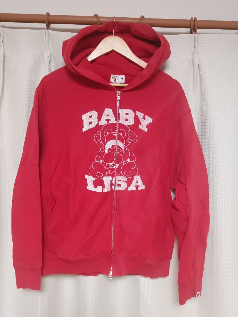 アベイシングエイプ×BABY MIRO LISA スウェットパーカー　日本製