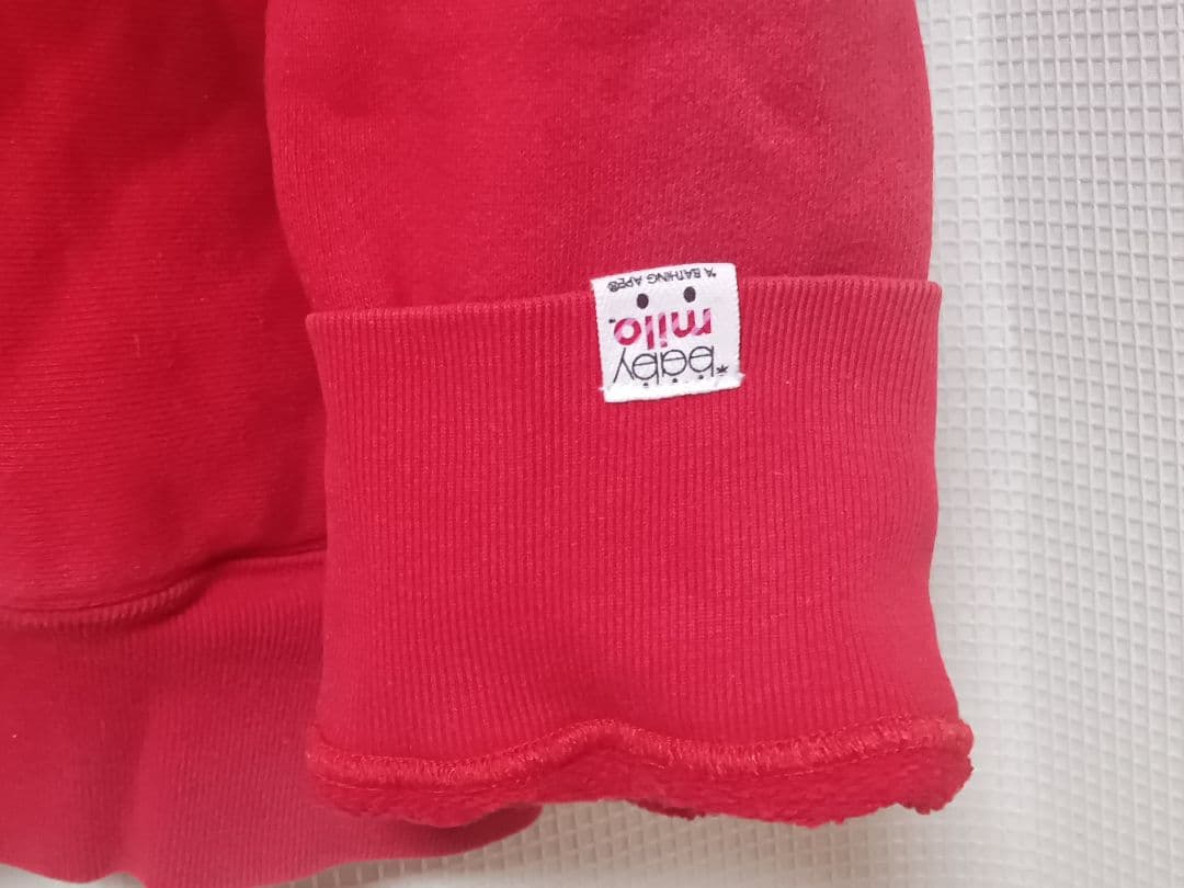 アベイシングエイプ×BABY MIRO LISA スウェットパーカー　日本製