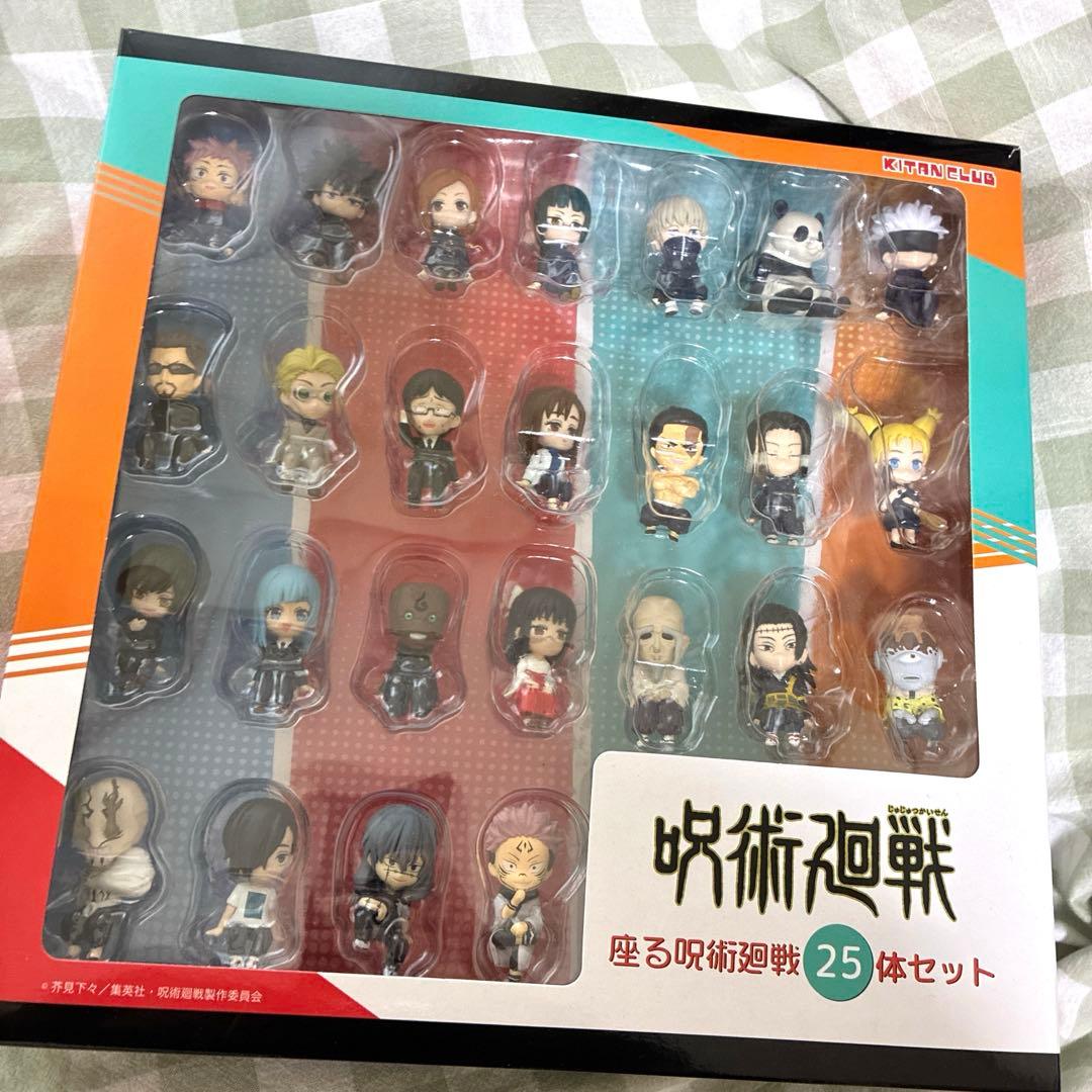 呪術廻戦　座る呪術廻戦25体セット＋呪霊