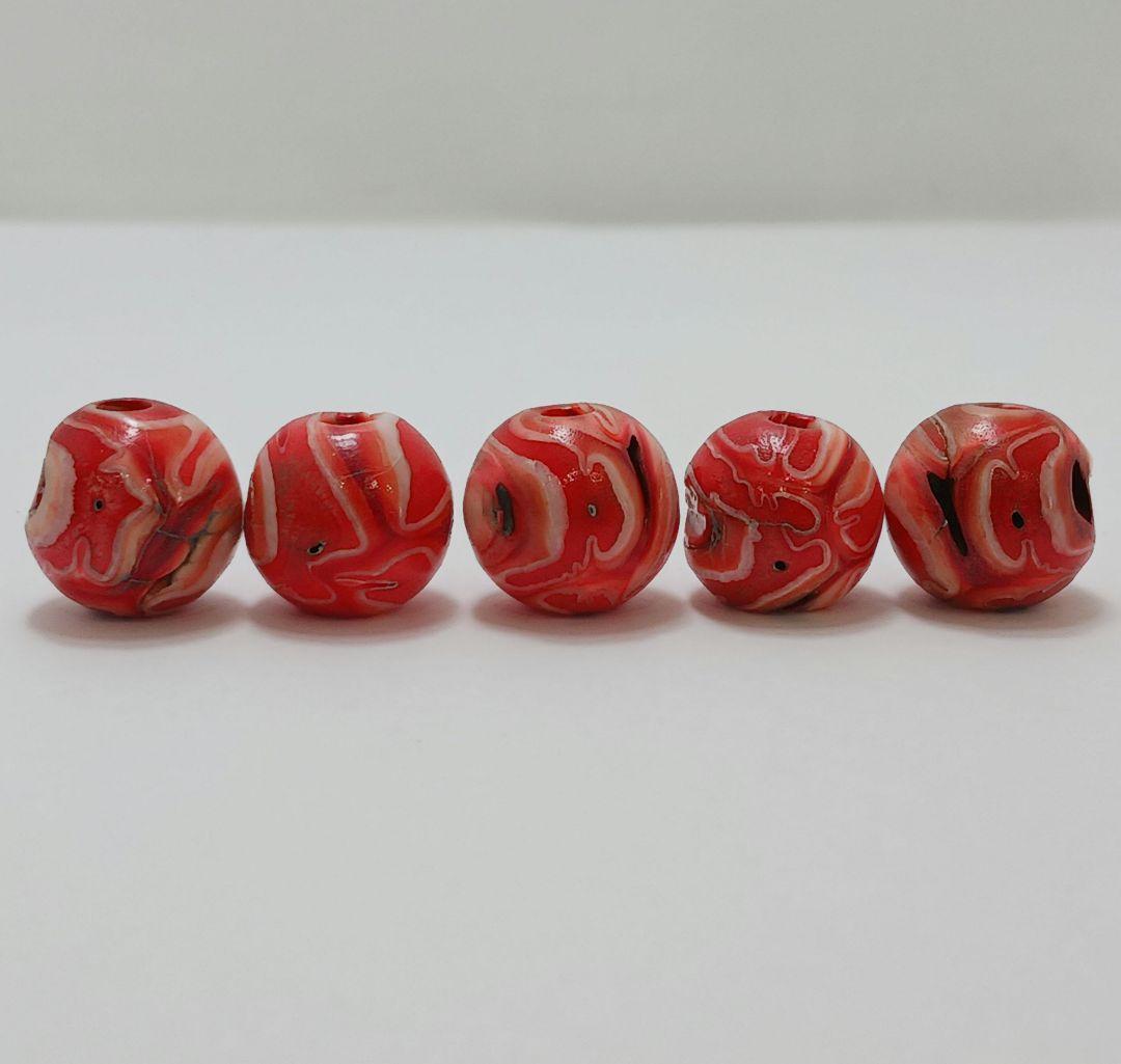 鶴天 提げ物 緒締 5個セット 直径13～14.5㎜ 総重量17.7g　ね