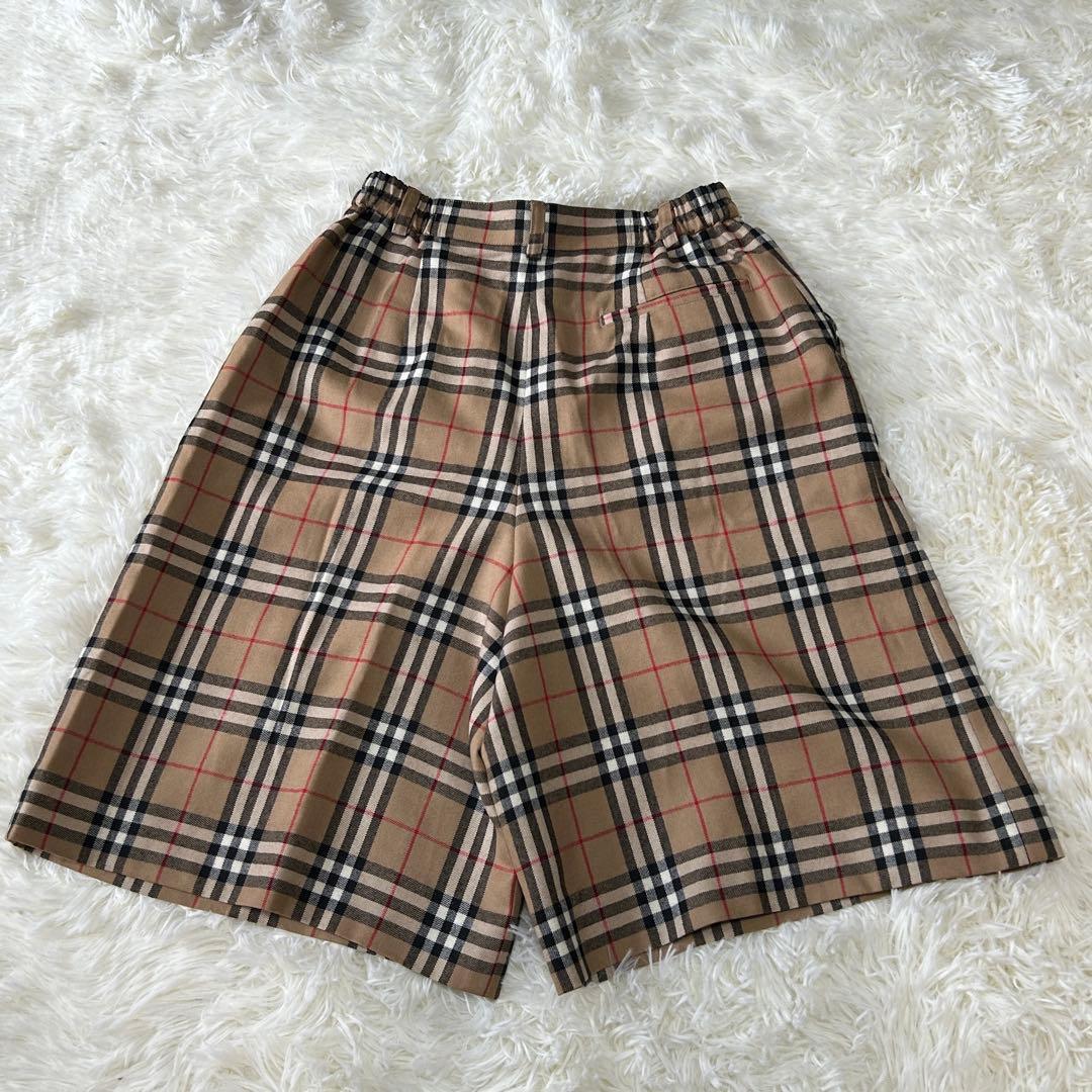 バーバリー キュロット パンツ ヴィンテージ ノバチェック ベージュ Ｍ