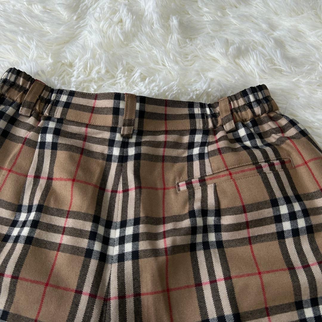 バーバリー キュロット パンツ ヴィンテージ ノバチェック ベージュ Ｍ