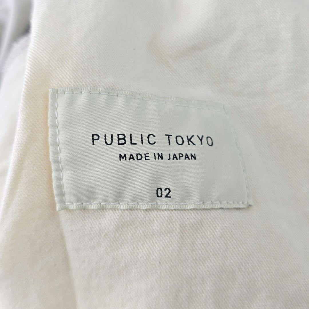 美品★パブリックトウキョウ　PUBLIC CHINOS バレルレッグイージー　M