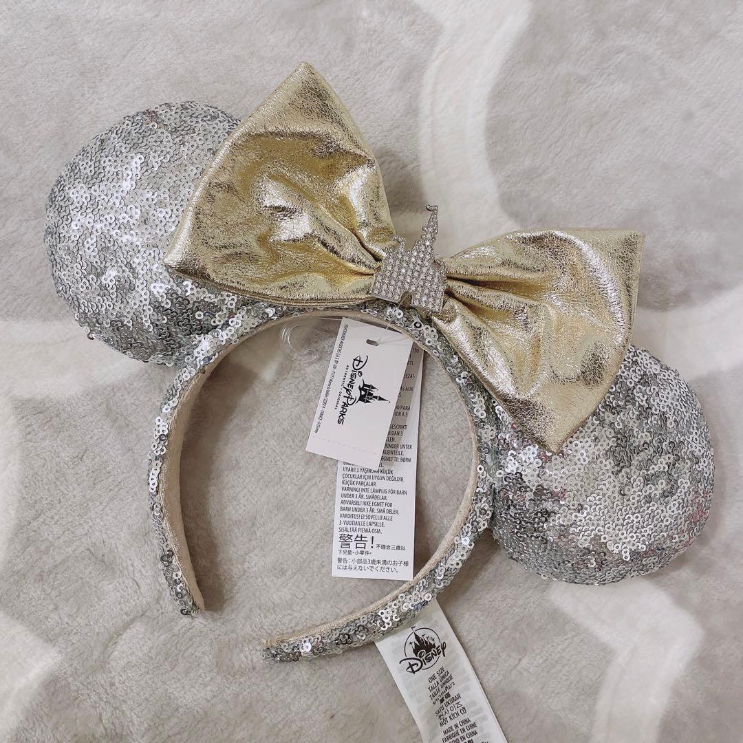未使用タグ付き　ディズニーランドパリ限定　お城カチューシャ　DLP購入
