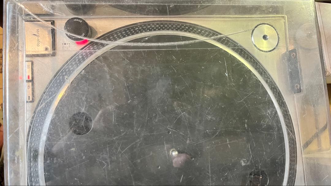 Technics SL-1200 MK2 ターンテーブル通電あり