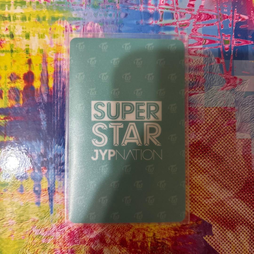 TWICE チェヨン　JYP スーパースター　カード　トレカ