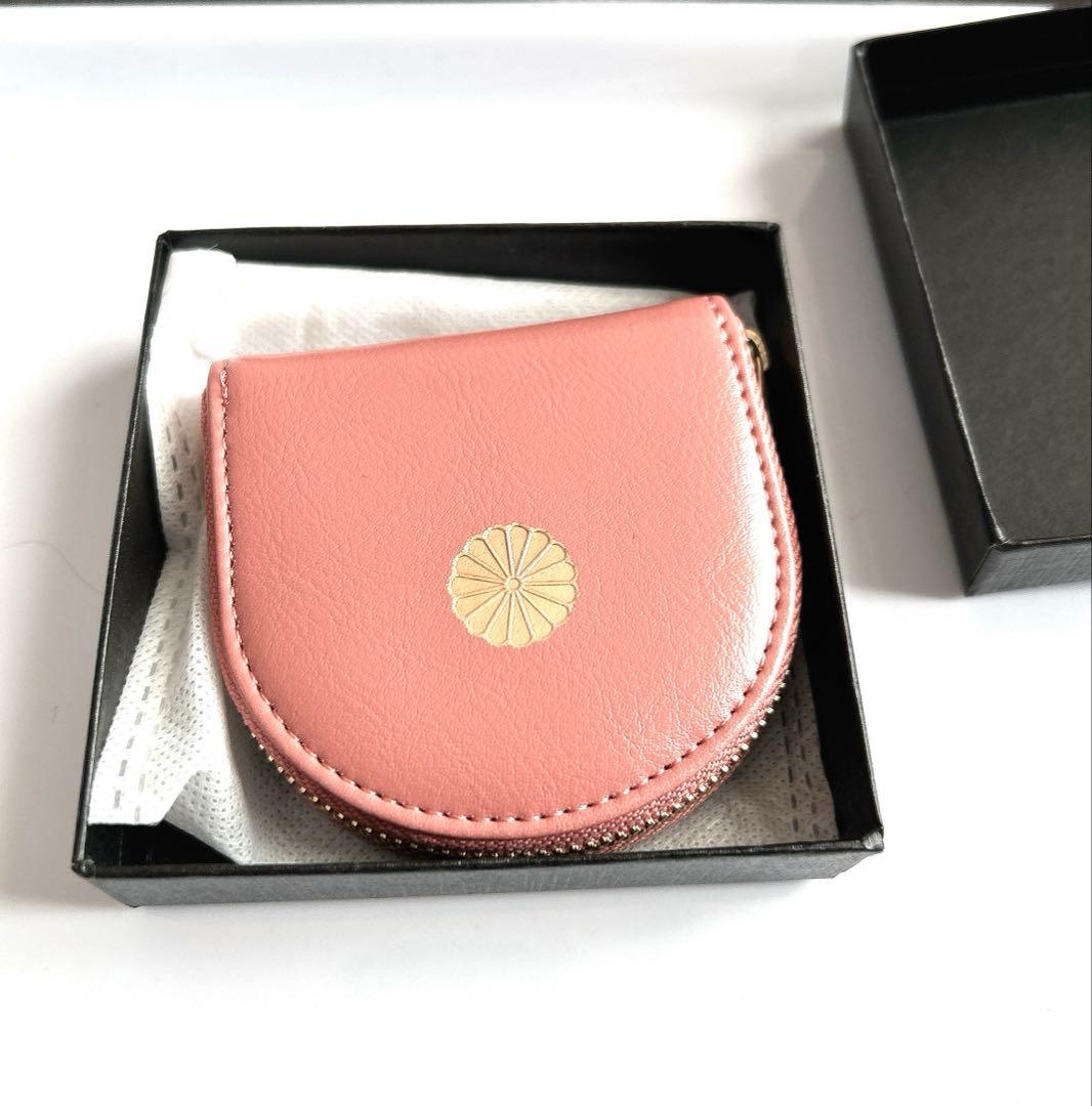 皇居財布　ケース　ピンク