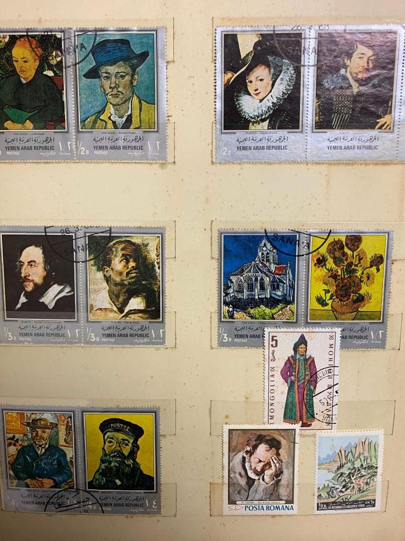 コレクション ANTIQUE STAMPS/POSTCARDS