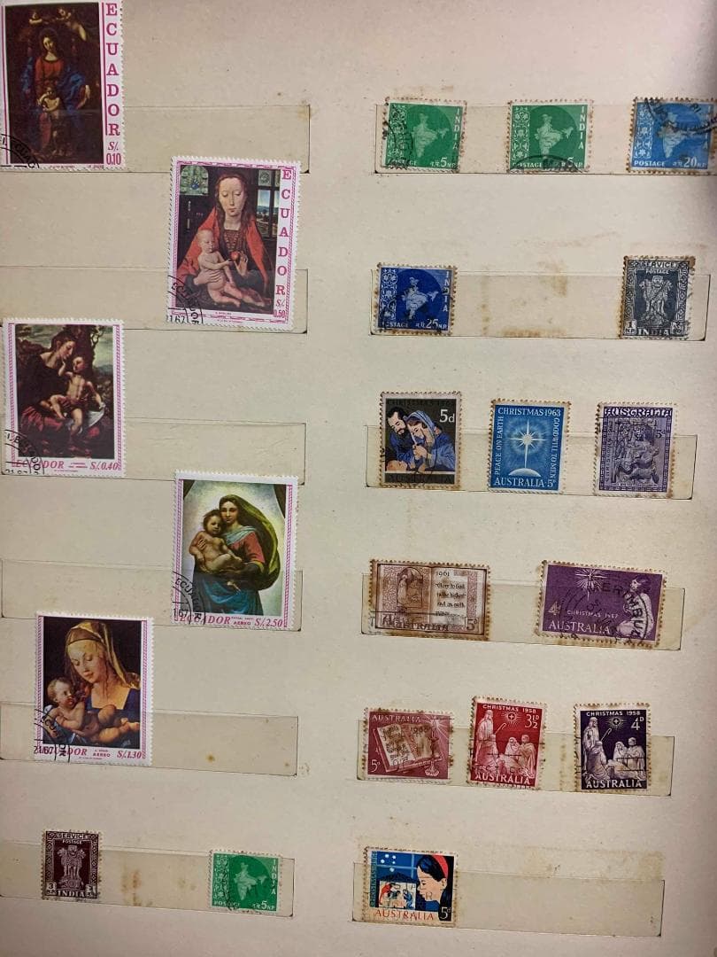 コレクション ANTIQUE STAMPS/POSTCARDS