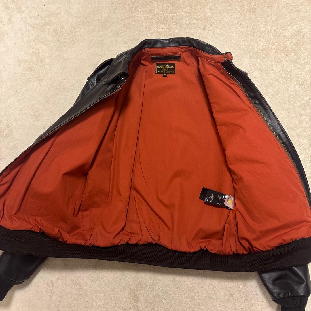 美品 AVIREX レザージャケット フライトジャケット A-2 ホースレザー