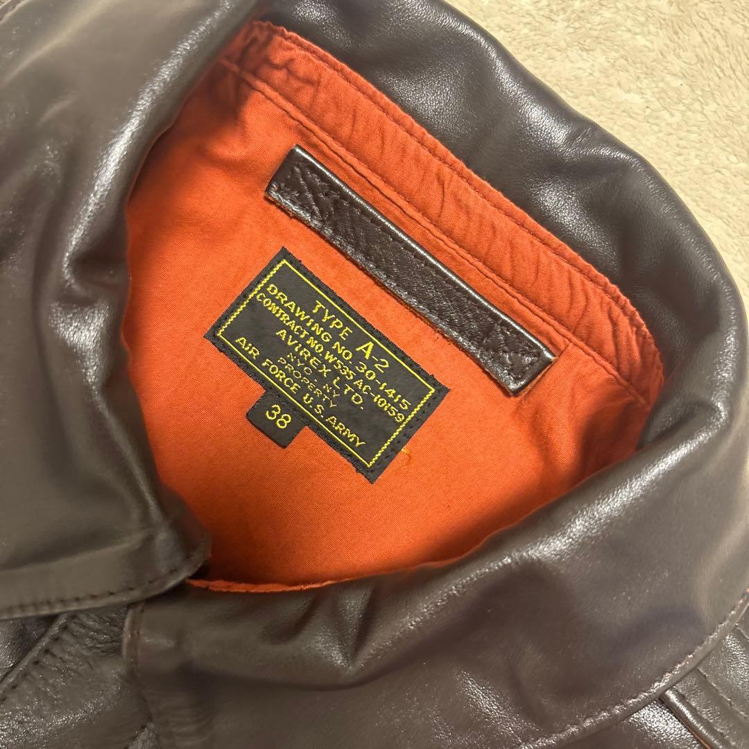 美品 AVIREX レザージャケット フライトジャケット A-2 ホースレザー