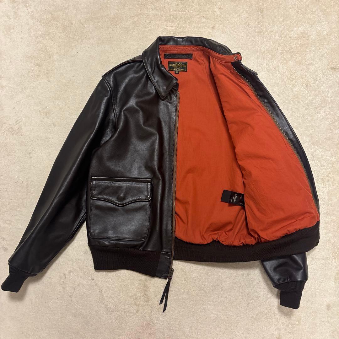 美品 AVIREX レザージャケット フライトジャケット A-2 ホースレザー