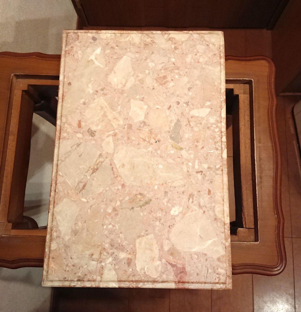 【超メルカリ市限定価格】イタリア 大理石 猫脚コンソールテーブル アンティーク