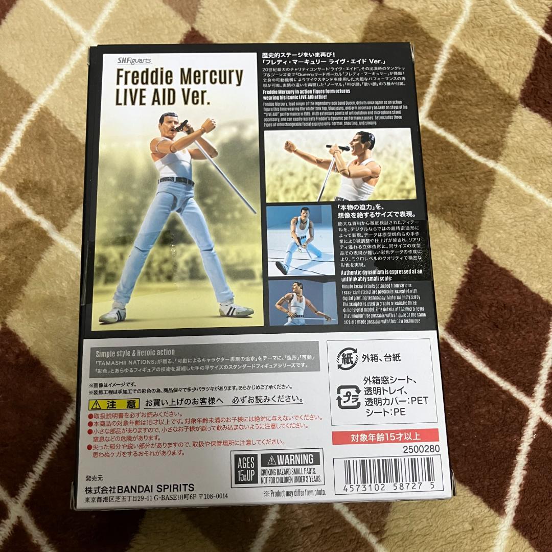 【新品】S.H.figuarts フレディ・マーキュリー LIVE AID