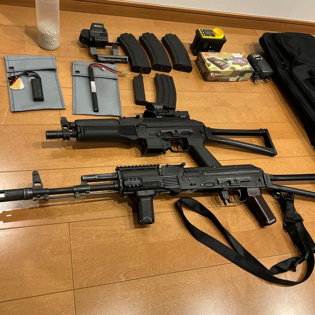 AKS-74MN PP-19-01 Vityaz 弾測計・充電器 サバゲーセット
