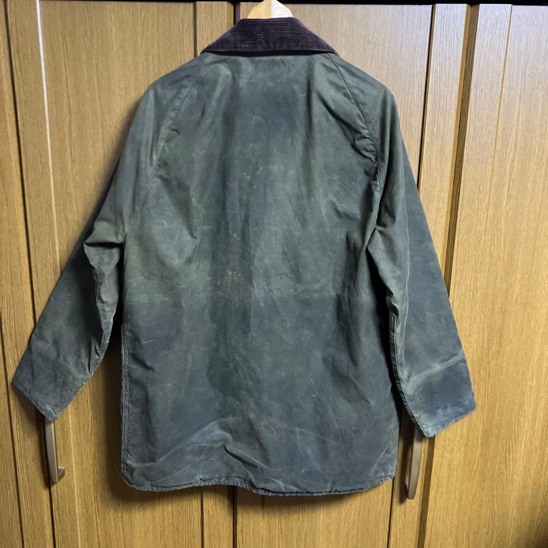 値下‼️Barbourノンオイルジャケット セージグリーン