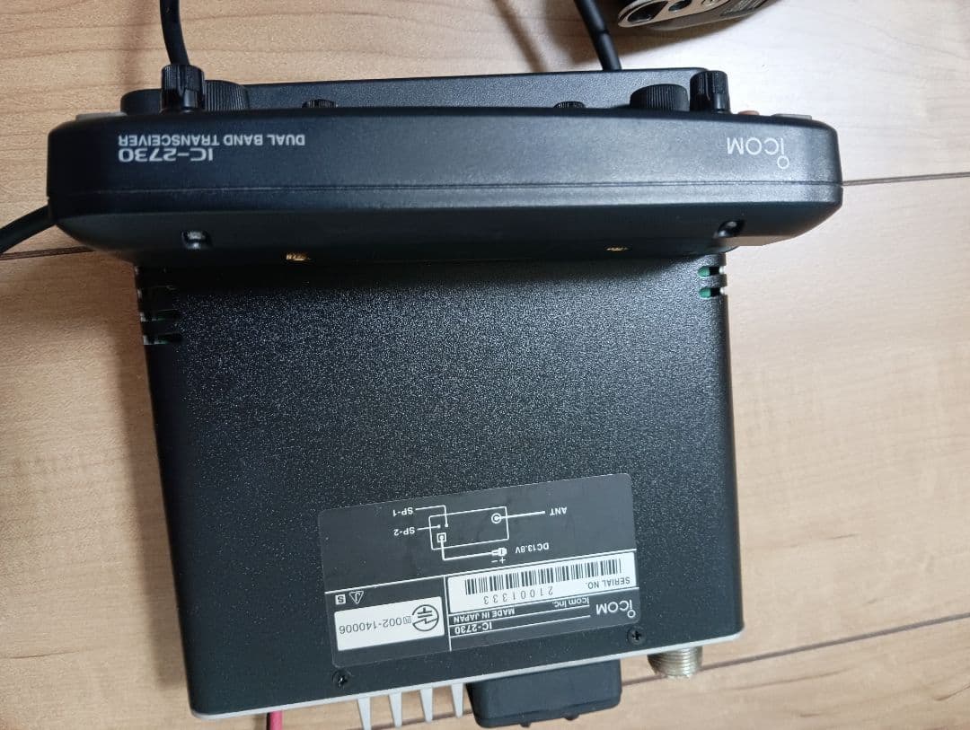 ICOM　IC2730 20w 144/430デュアルバンド 通電チェック済み