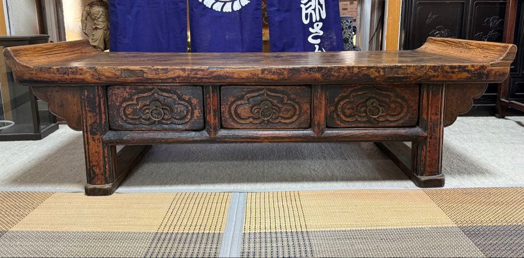 李朝　貴重　古朝鮮王室が勉強で使用した机　 アンティーク　送料込み250520