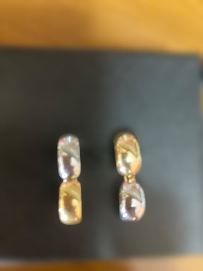 GSTV ピアリング k18 イヤリング　ゴールド　プラチナ