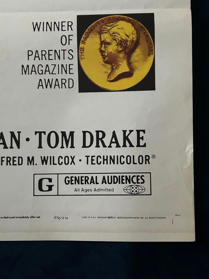 名犬ラッシーの勇気　USオリジナル映画ポスター