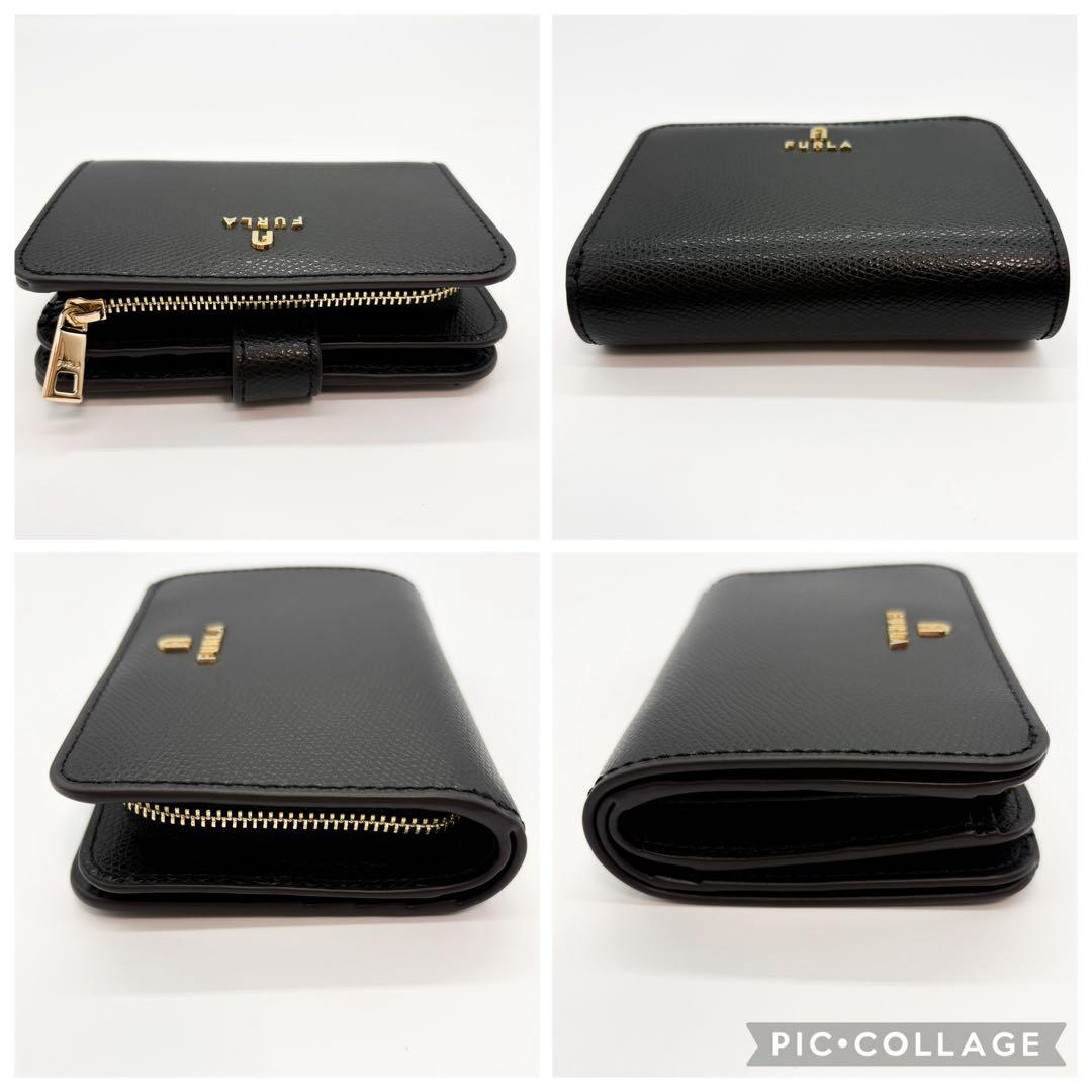 ♡新品未使用♡ フルラ FURLA 2つ折り財布 ブラック