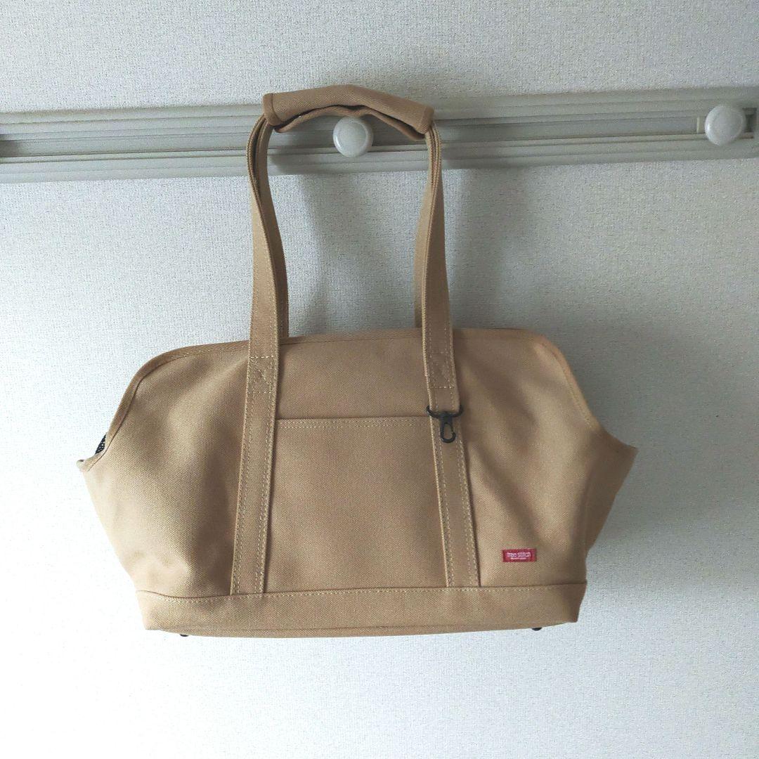 free stitch キャリーバッグ M ベージュ