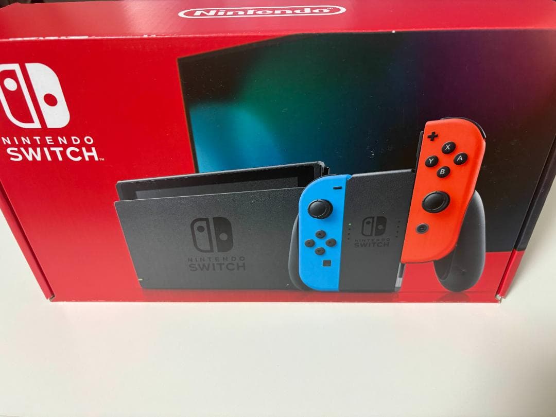 美品 Nintendo Switch 本体（ネオンブルー/レッド）