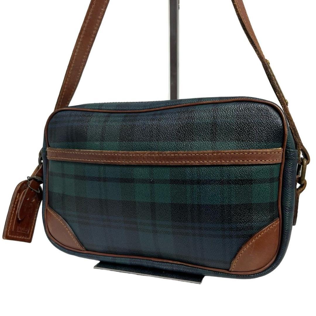 美品 ポロラルフローレン RALPH バッグ ショルダーバッグ チェック柄