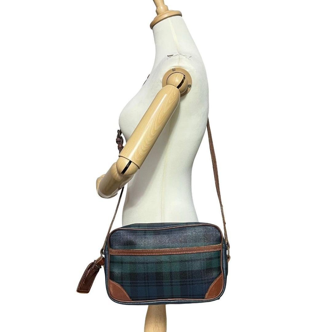 美品 ポロラルフローレン RALPH バッグ ショルダーバッグ チェック柄