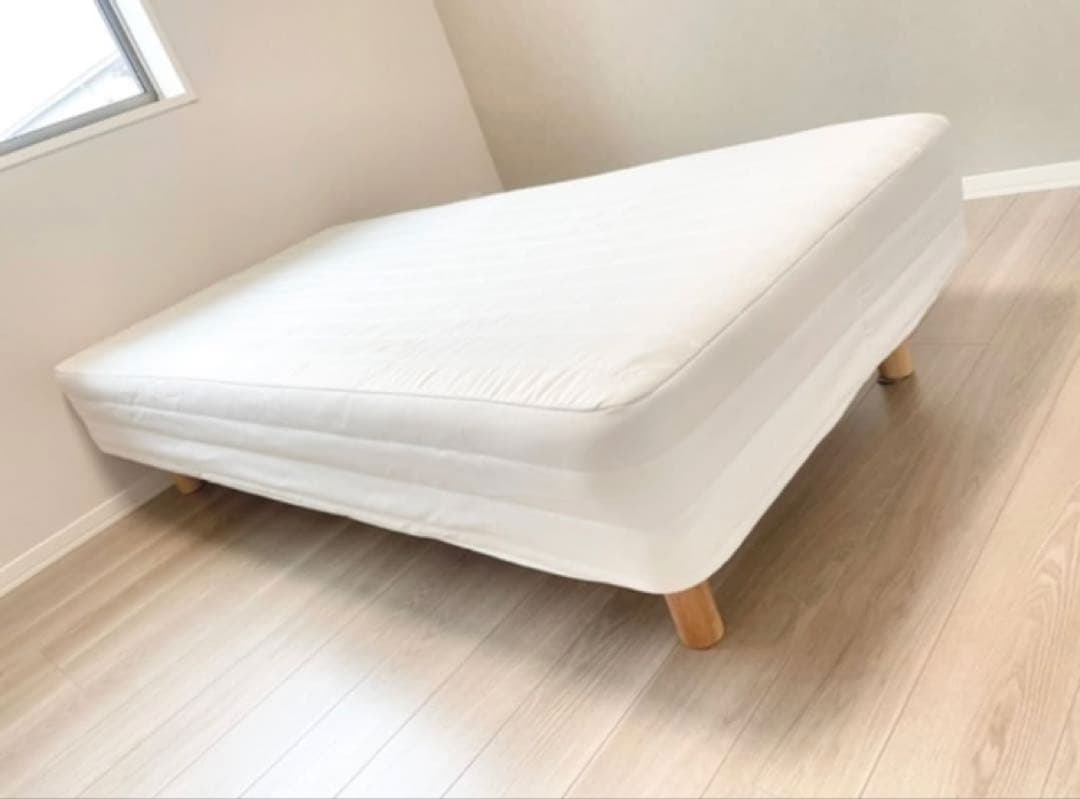 無印良品　脚付マットレス 高密度ポケットコイル　シングル