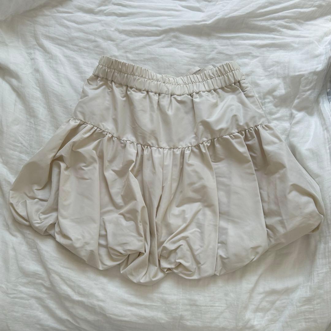 ロージーモンスター　バルーンキュロット　パールホワイト