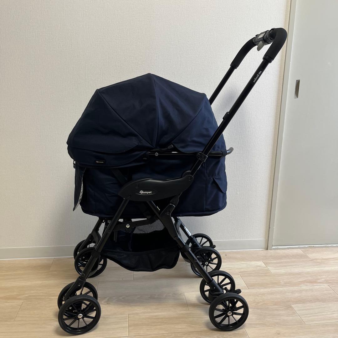 コムペット ミリミリ ライト アルファ EG ロング D 美品 ペットカート