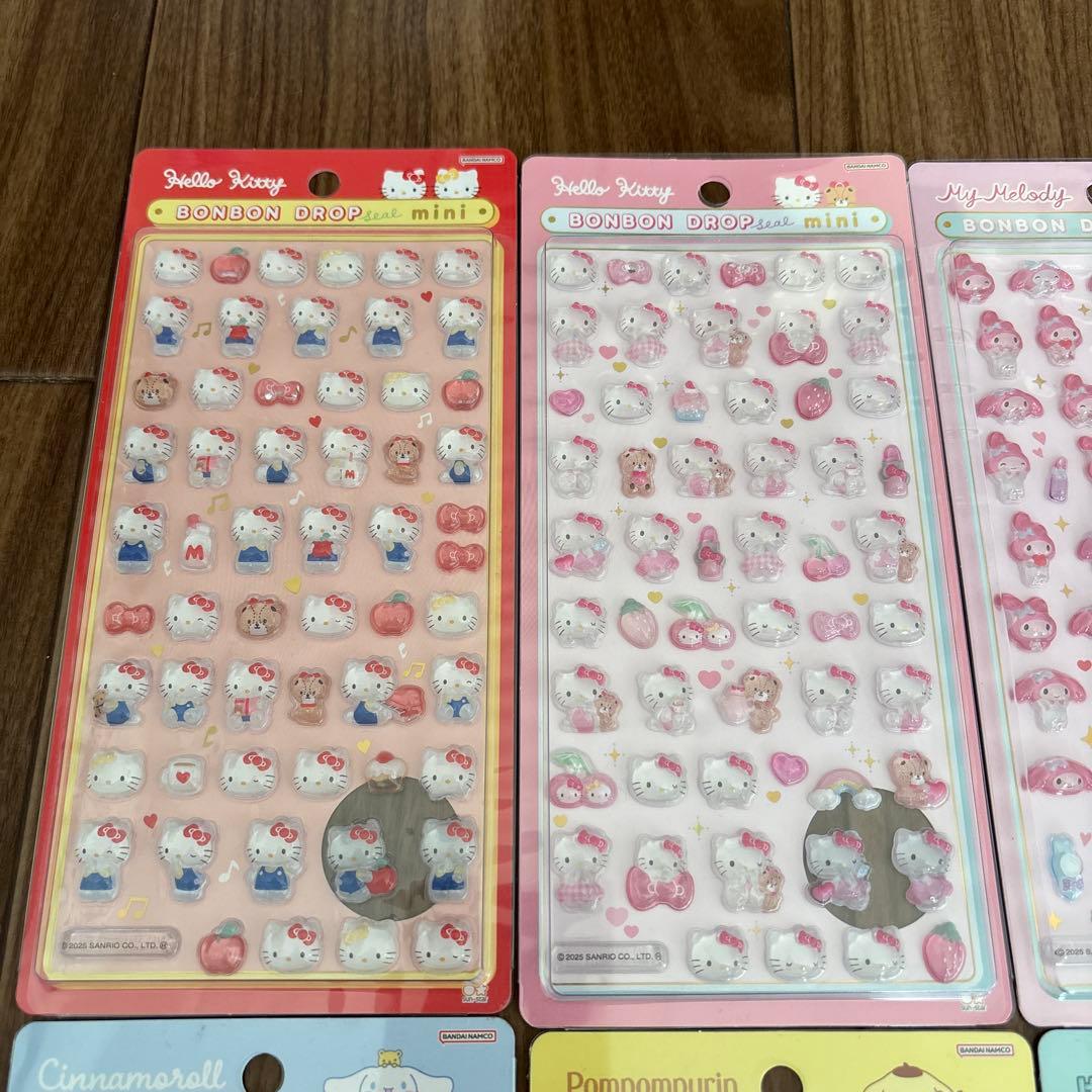 正規品　サンリオ　ボンボンドロップシール　コンプリート