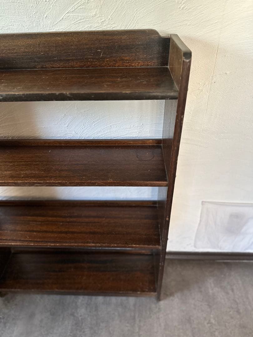 木製本棚　古道具　アンティーク　マガジンラック