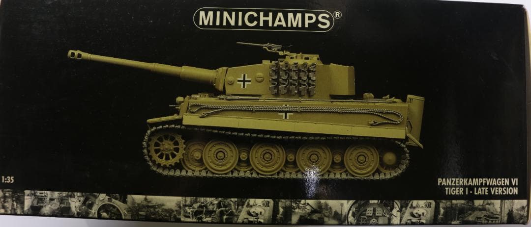 貴重ミニチャンプス製タイガーⅠ戦車（Ⅵ号）後期バージョン　1/35　 中古品
