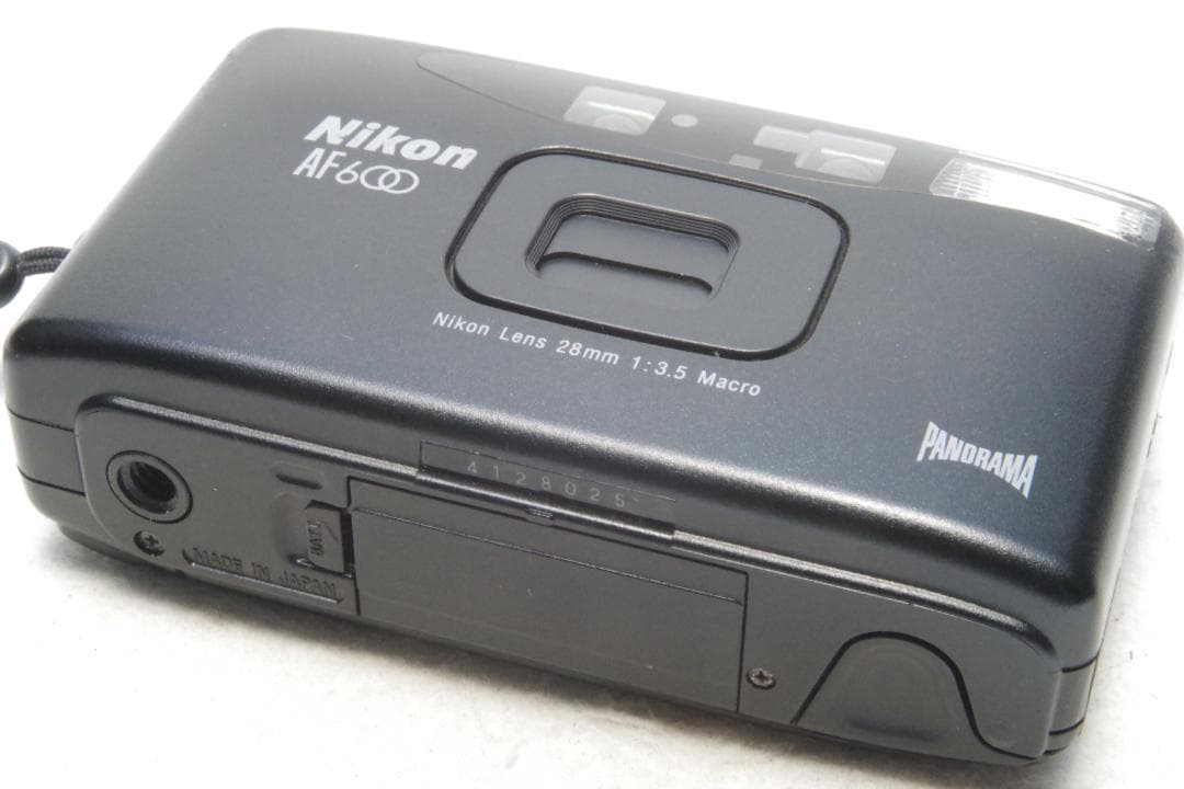 Nikon AF600 QUARTZ DATE PANORAMA 黒 動確 美品